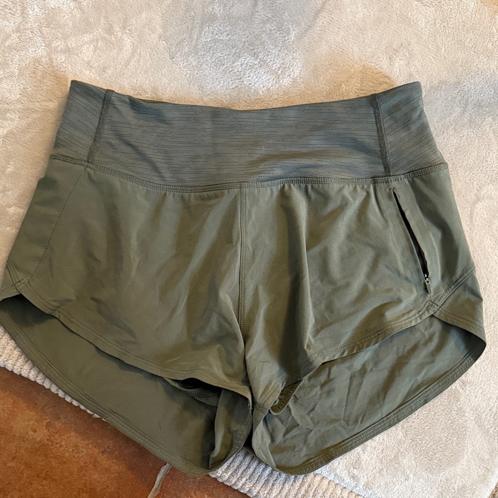 Outdoor Voices Sage Green Athletic Shorts
